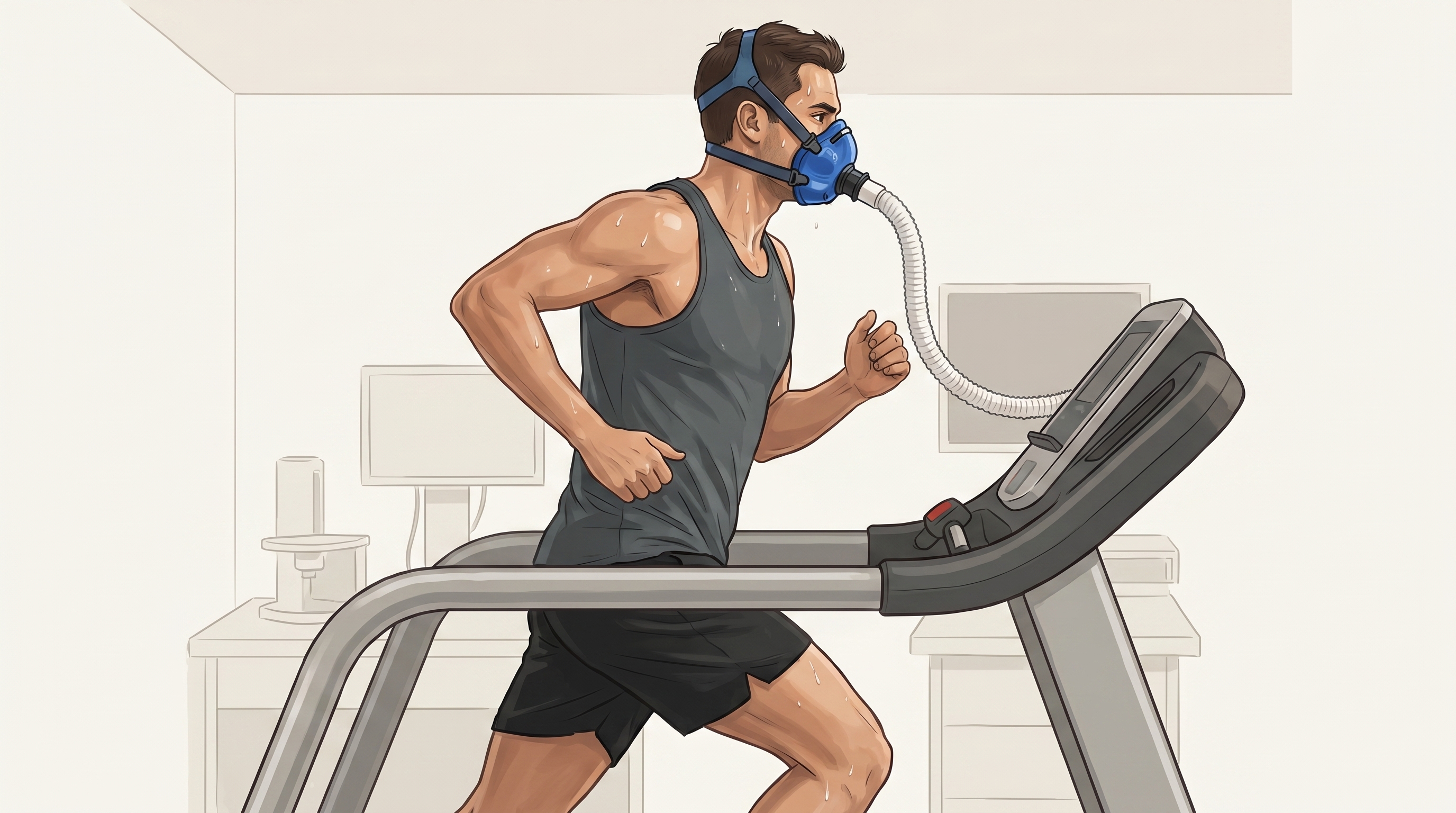 Endurance runner illustration